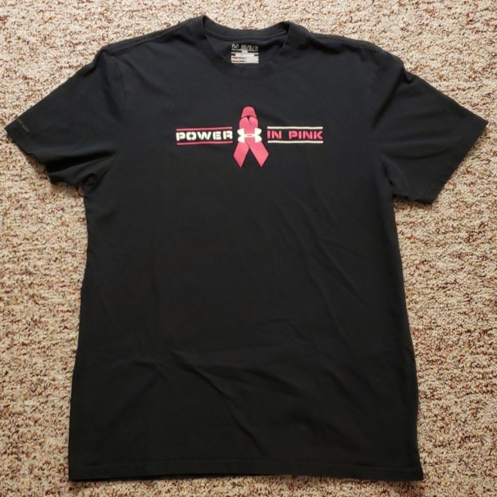 Under armour breast cancer awareness tshirt